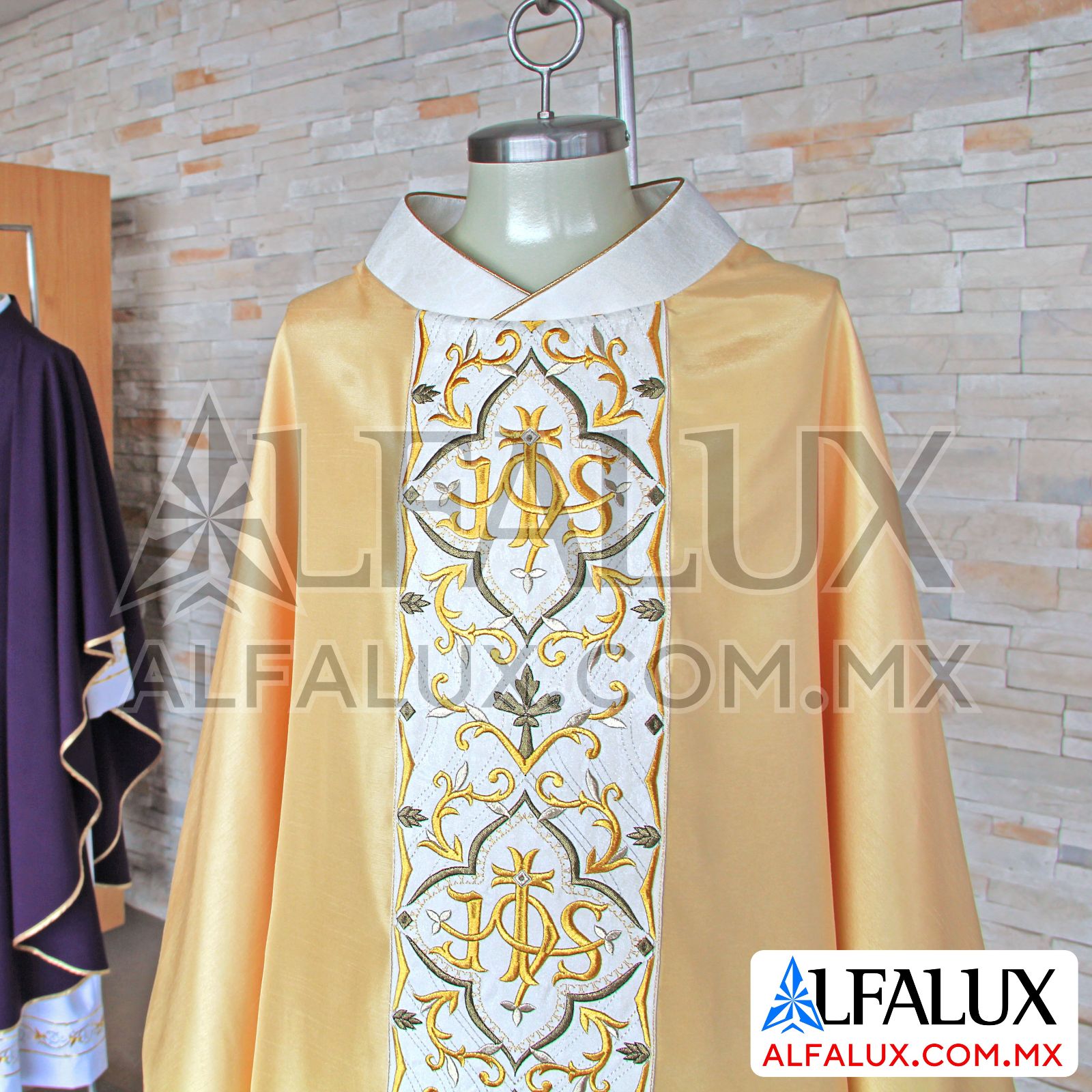 26 REDENTOR JHS Casulla Central Dorado Brocado Bronce 231 (4)